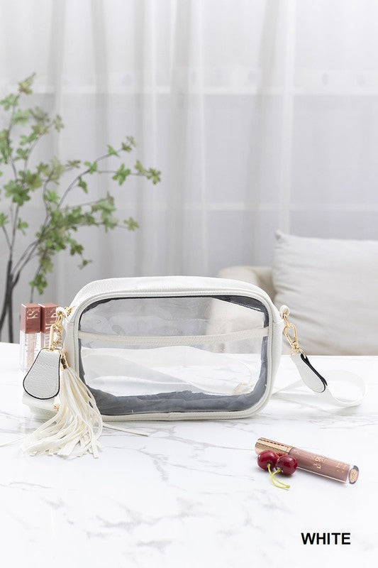 Stadium clear crossbody shoulder bag