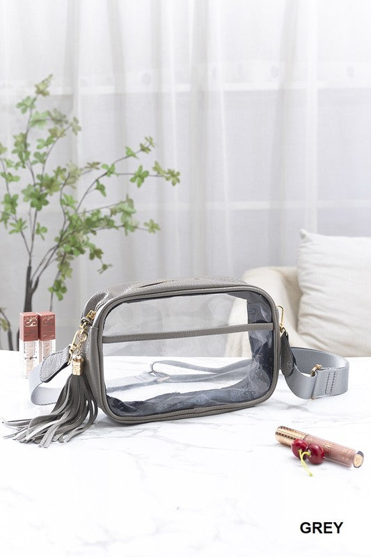 Stadium clear crossbody shoulder bag